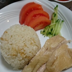 シンガポールの味☆海南鶏飯